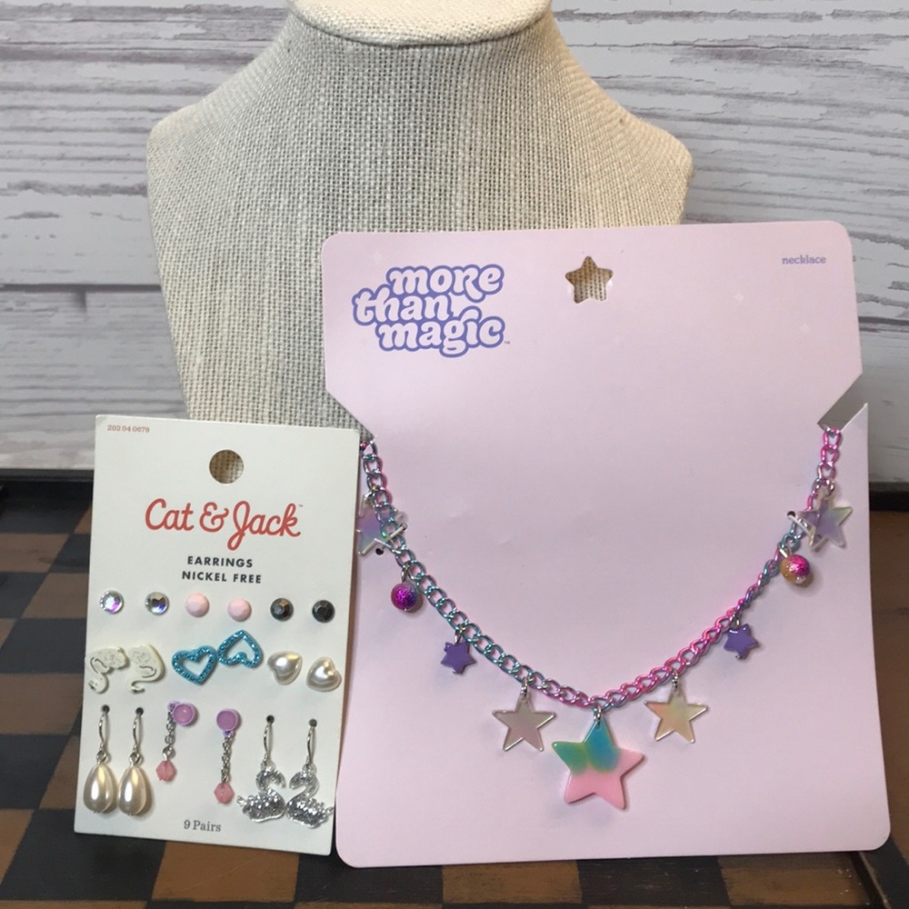 Bundle earrings and necklaces